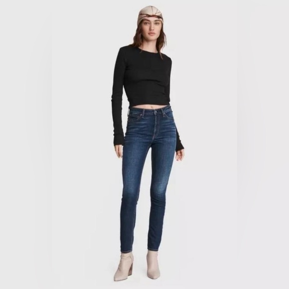 rag & bone Denim - Rag & Bone Nina High Rise Skinny Jeans Aster Blue‎ Women's Size 25